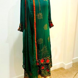 Plazzo suit Three Pieces